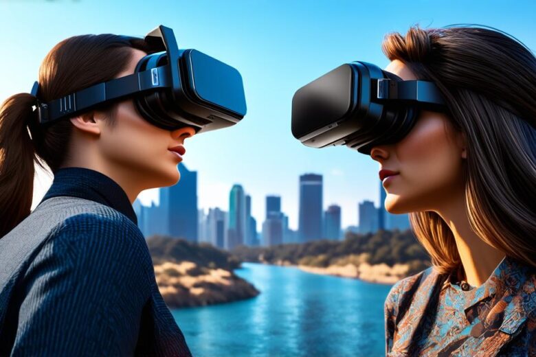 What was the value of the augmented and virtual reality markets in 2023?