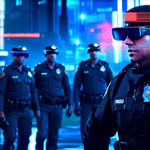 Which of the following is an unlikely future application of augmented reality in law enforcement?