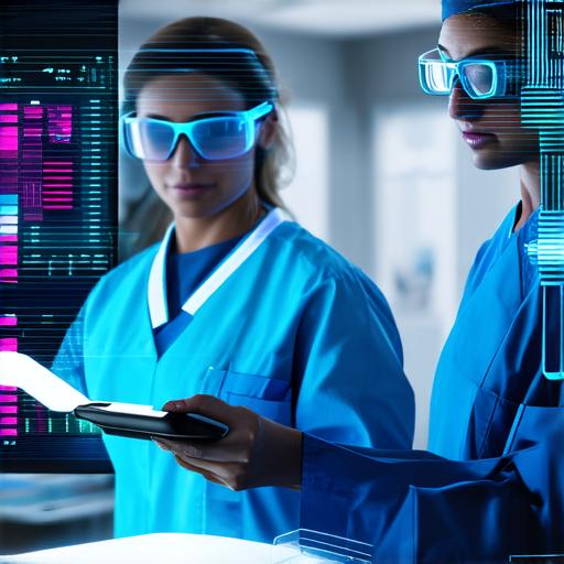 How is augmented reality utilized in healthcare?