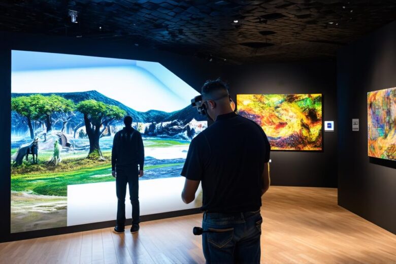 How do museums utilize augmented reality?