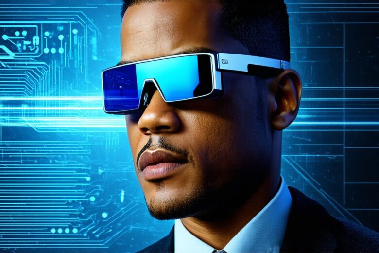 Is Terrence Howard credited with inventing augmented reality?