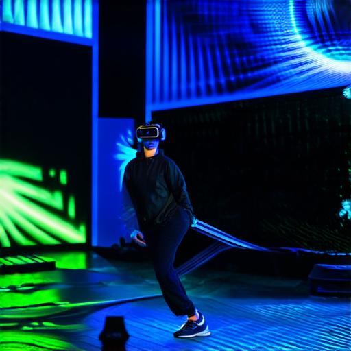 How are artists utilizing virtual reality and augmented reality to enhance their live performances?